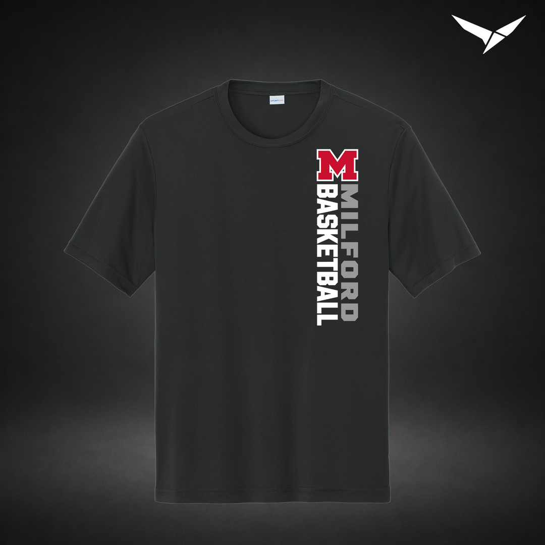 Crossover performance-tee — black — Front