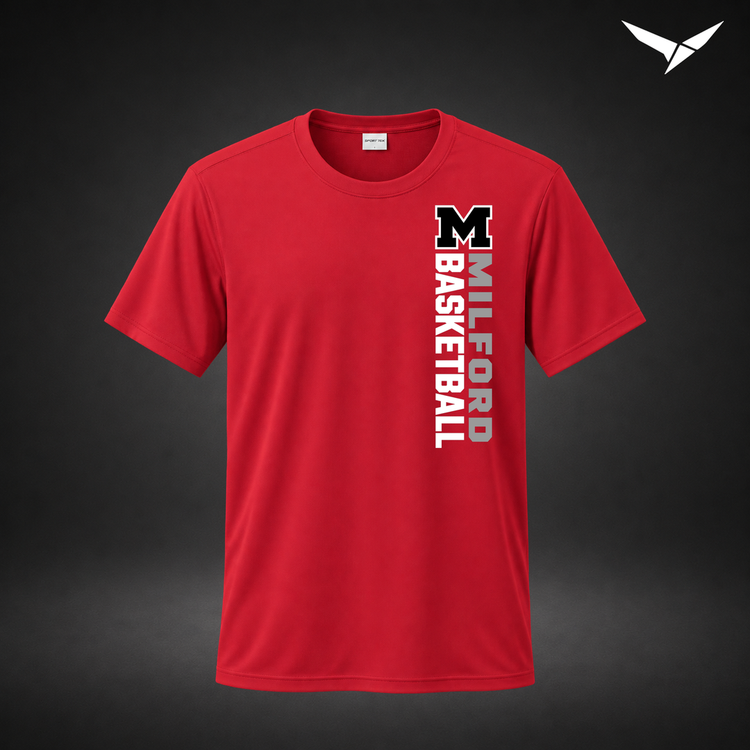 Crossover performance-tee — red — Front