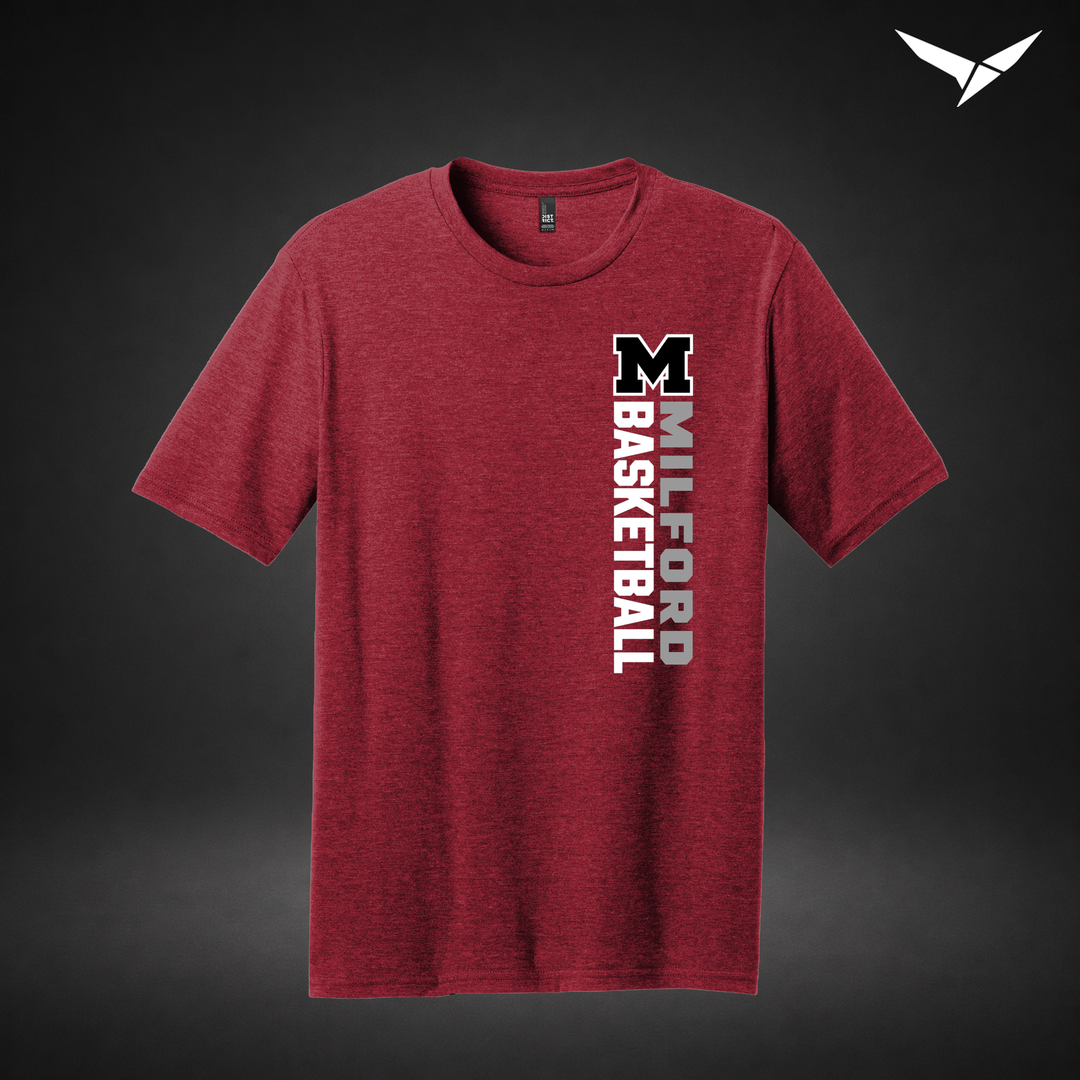 Crossover tee — red — Front
