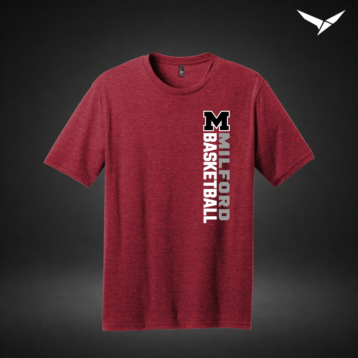 Crossover tee — red — Front