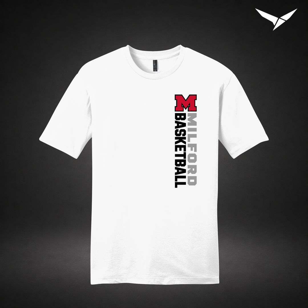 Crossover tee — white — Front