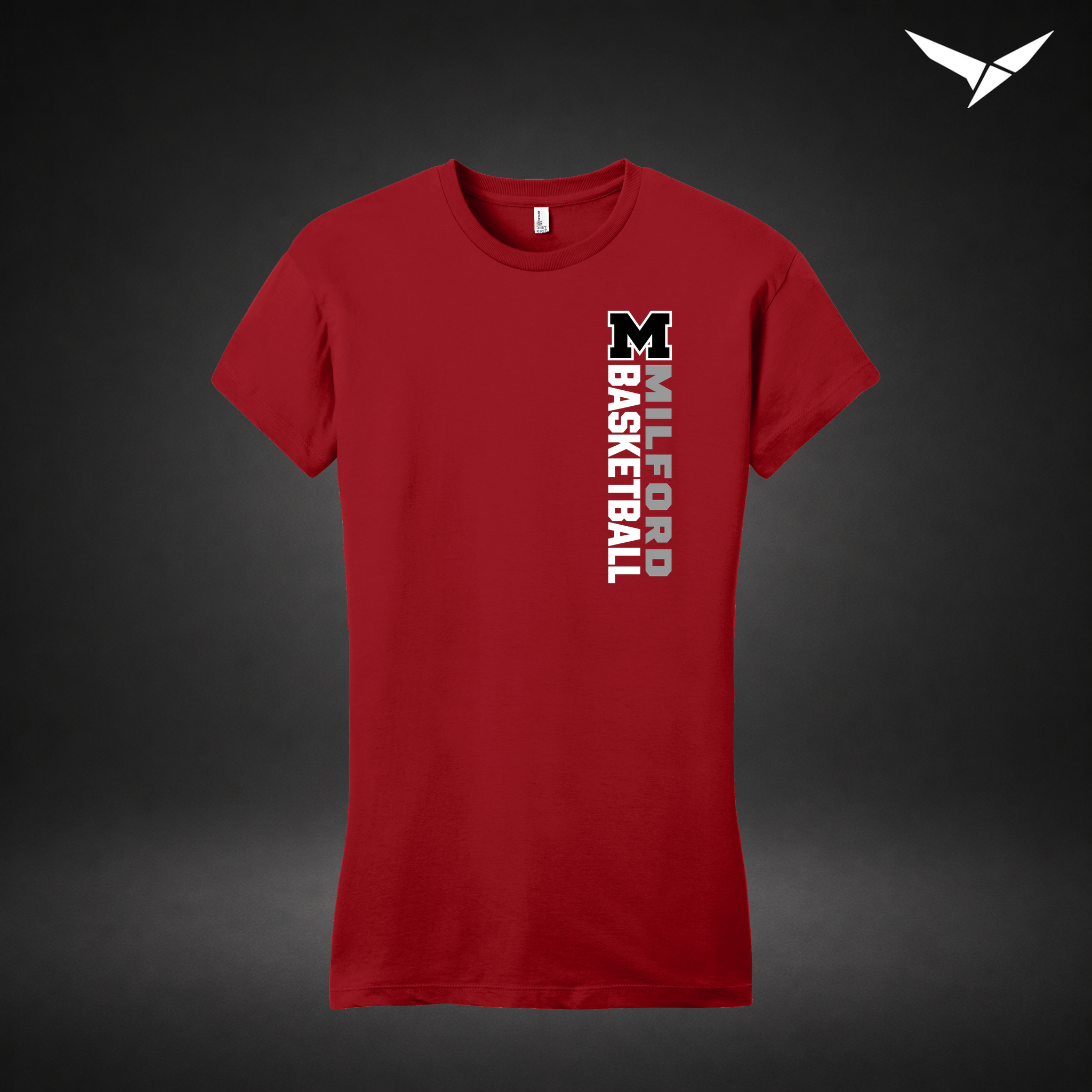 Crossover womens-tee — red — Front