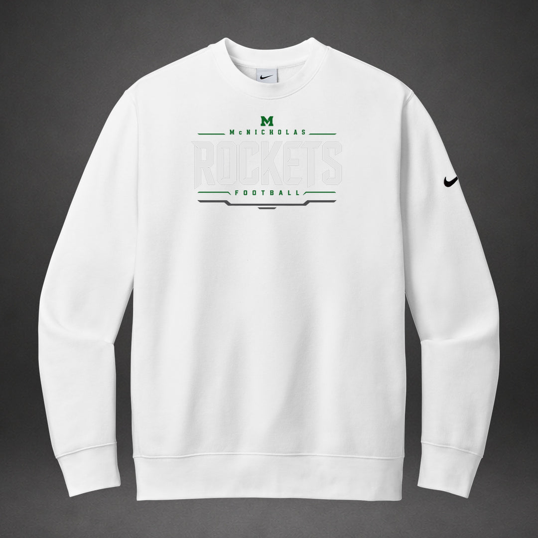McNick Football - white - front