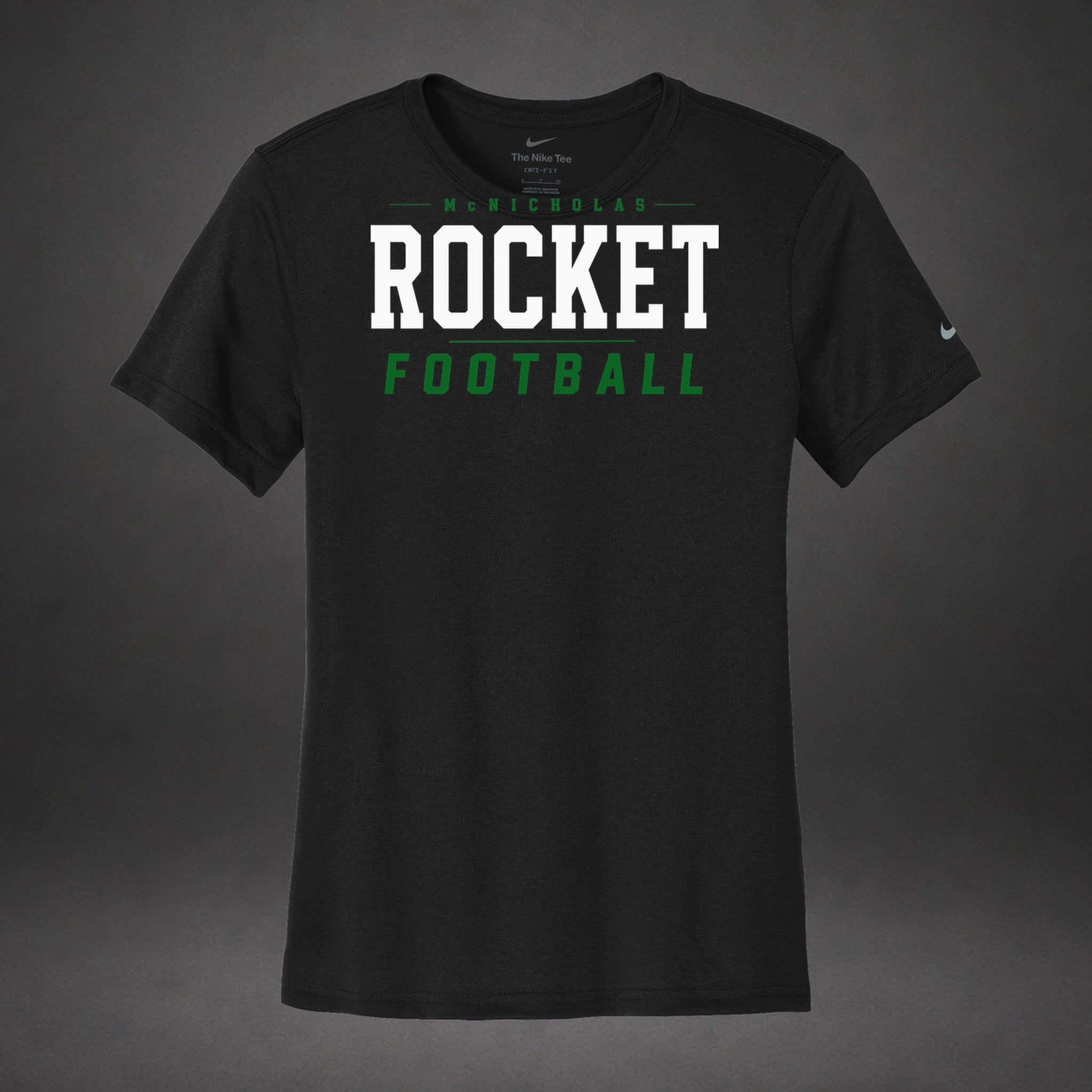 McNick Football - black - front