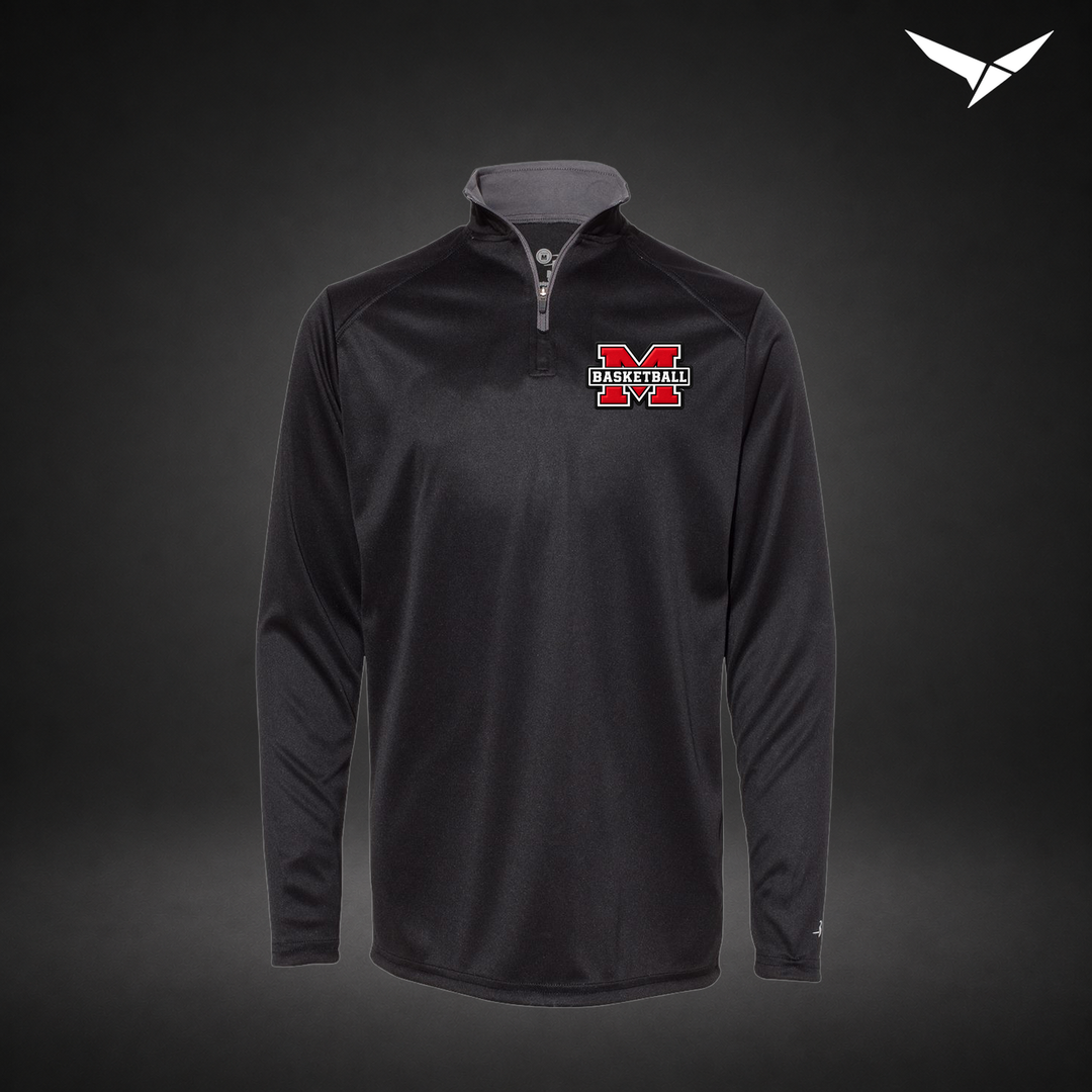 Milford Basketball Milford Basketball Performance Quarter-Zip youth