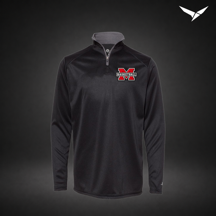 Milford Basketball Milford Basketball Performance Quarter-Zip youth