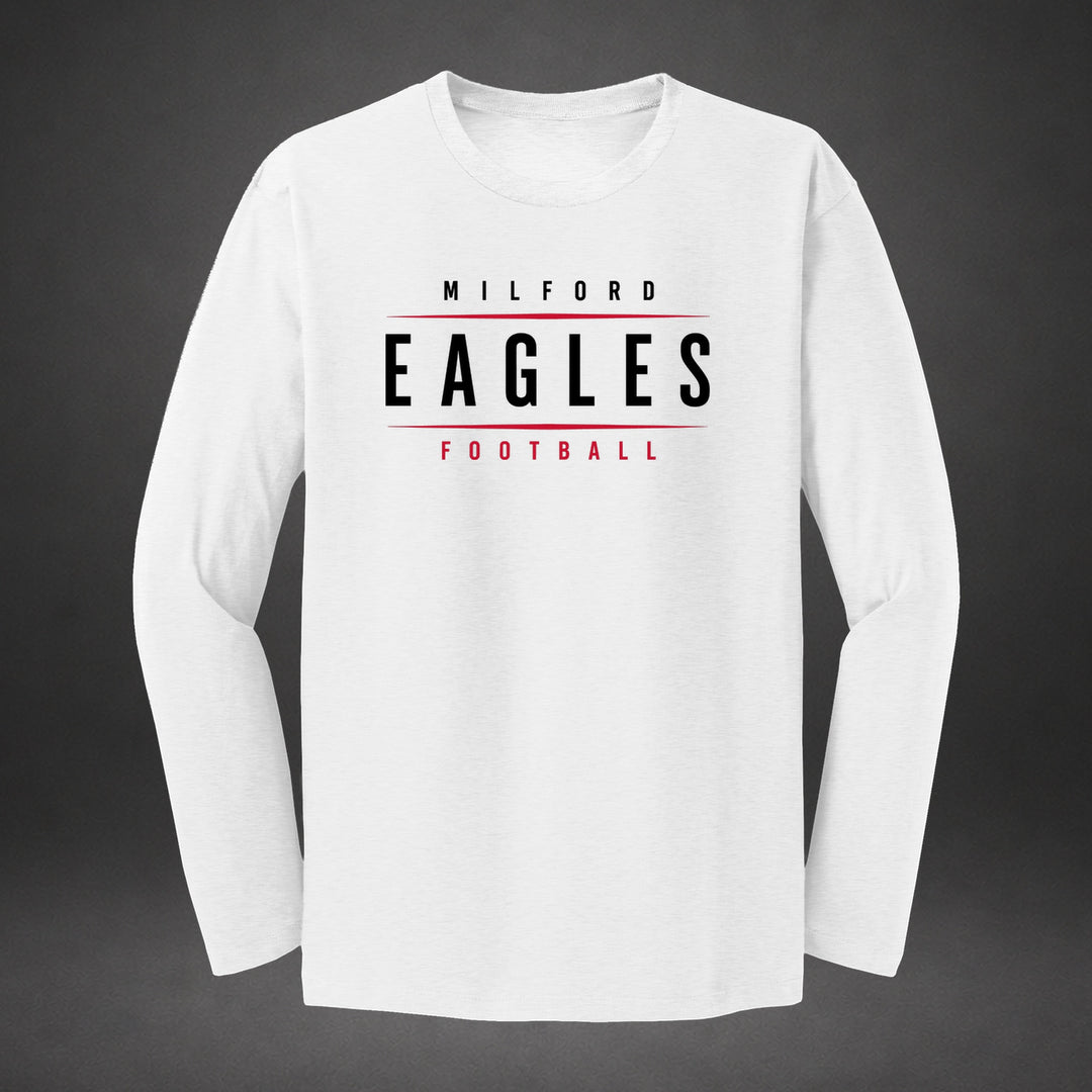 Milford Football - white
