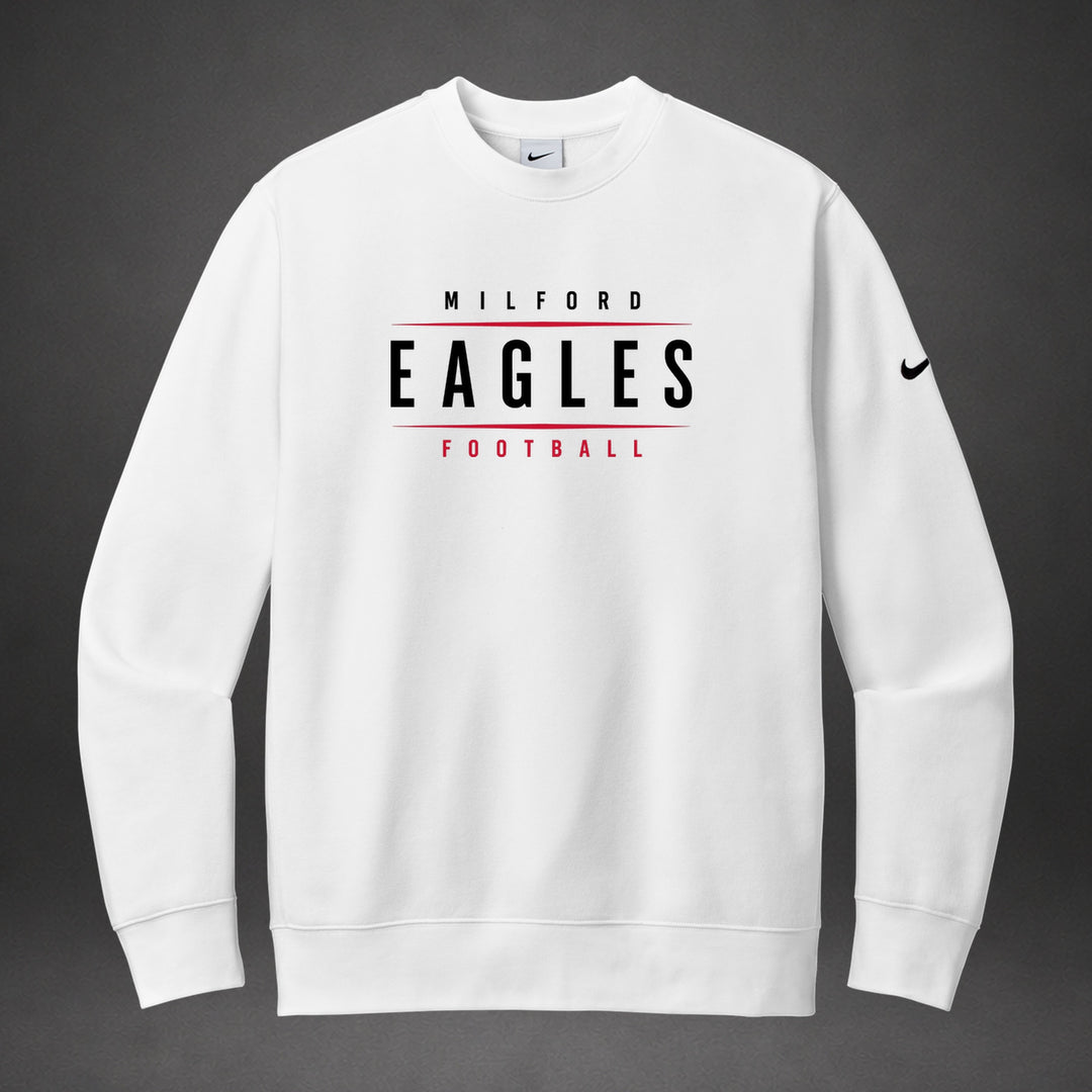 Milford Football - white