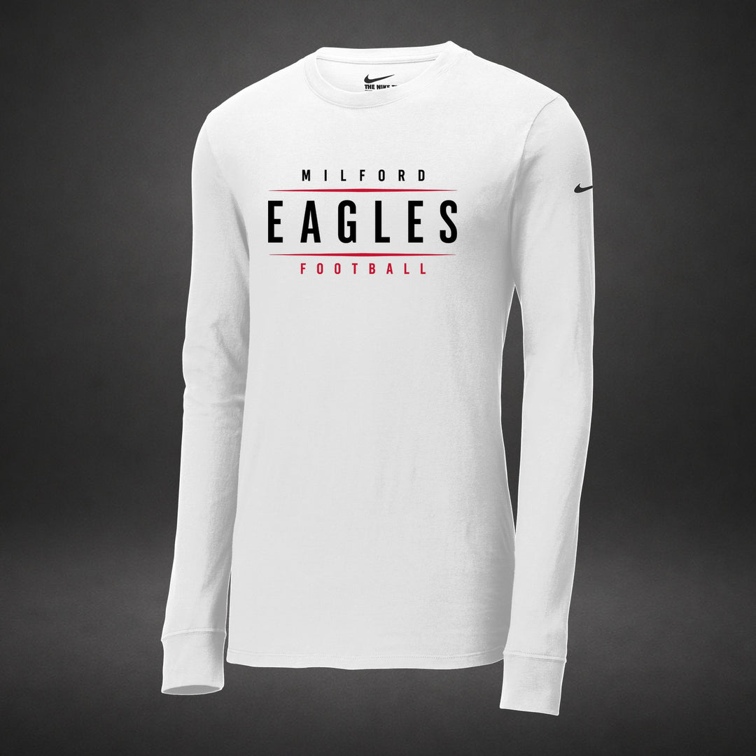 Milford Football - white