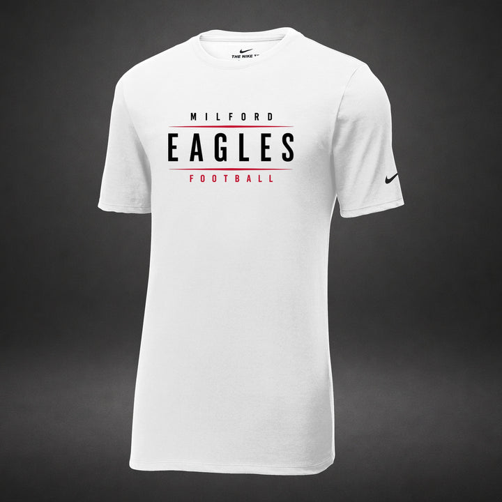 Milford Football - white