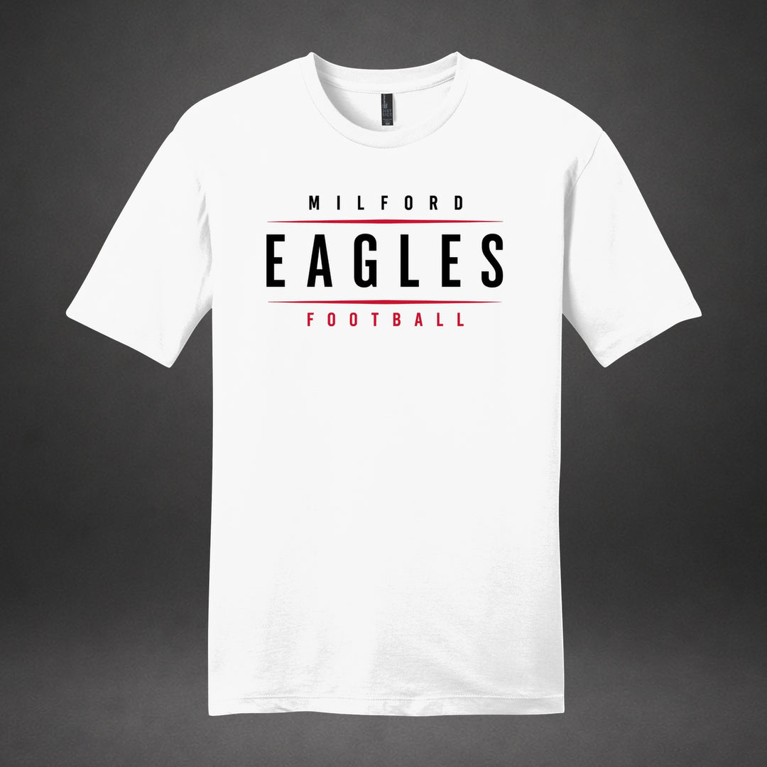 Milford Football - white